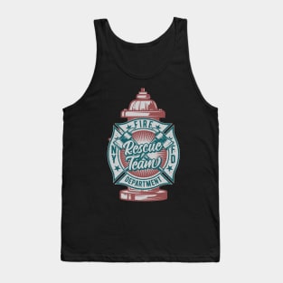 Fire Rescue Team Tank Top